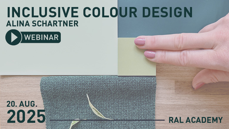 Inclusive Colour Design | RAL FARBEN Webinar mit Alina Schartner aus der Reihe 
